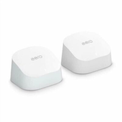 Amazon eero Pro 6 tri-band mesh Wi-Fi 6 router with built-in Zigbee smart home h