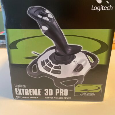 Logitech Extreme 3D Pro USB Joystick Microsoft PC Flight Simulator Twist Handle