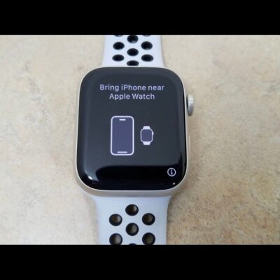 Apple Watch Nike+ Series 7 45mm GPS Cellular Starlight MINT Extras CLEAN IMEI