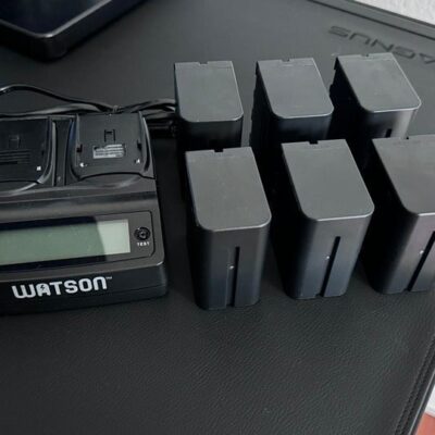 Watson NP-F770 Six-Battery Kit with Duo LCD Charger