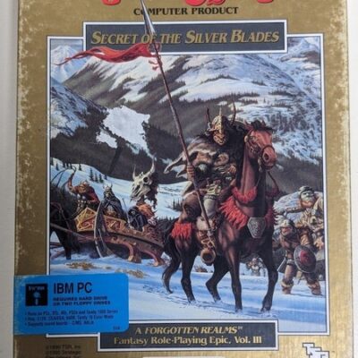 AD&D Secret of the Silver Blades 5.25in floppy IBM