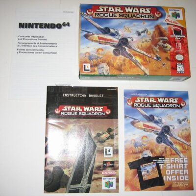 N64 Star Wars Rogue Squadron BOX and INSTRUCTIONS (NO GAME) Nintendo 64