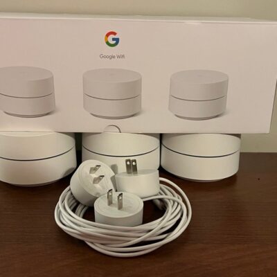 Google Wifi – AC1200 – Mesh WiFi System – Wifi Router – 4500 Sq Ft Coverage – 3