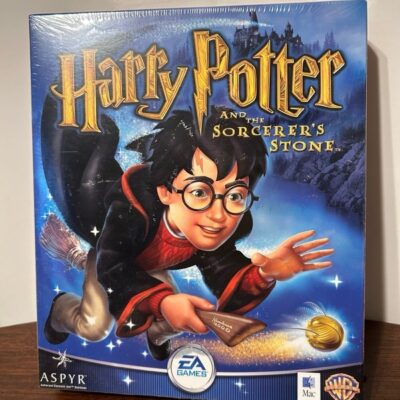 RARE SEALED! Harry Potter and the Sorcerer’s Stone for Mac Big Box 2001 CD-ROM