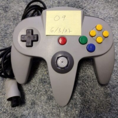 Gray Nintendo 64 N64 OEM Remote Controller Refurbished Joystick 09