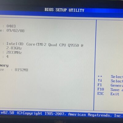 Asus P5BV-C, C2Q Q9550, 8GB RAM