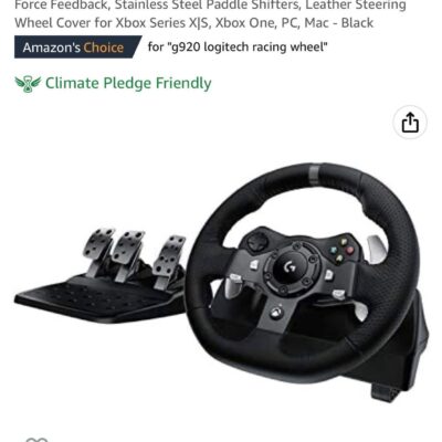 Logitech G920 Driving Force Racing Wheel Xbox One And Logitech Shifter