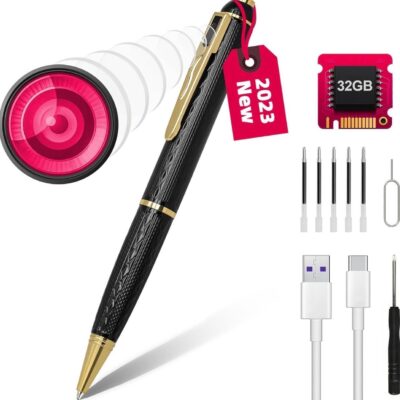 KINGDANS 1080P  Camera Pen 32GB, Easy-to-use  Camera Hidden Camera Pen, Fu