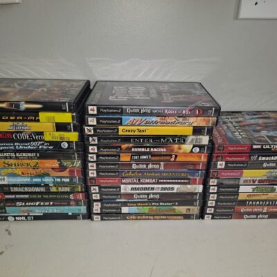 Ps2 OEM empty game cases with manuals