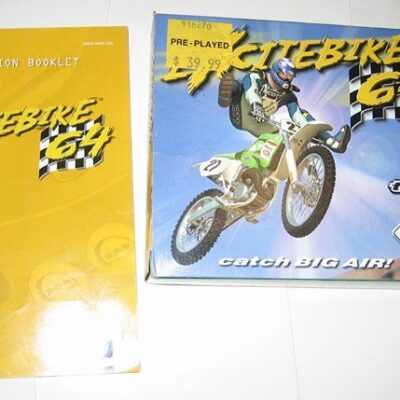 N64 Excitebike 64 BOX and INSTRUCTIONS (NO GAME) Nintendo 64