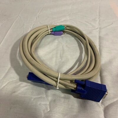 SPACE SHUTTLE MALE TO MALE ENDS VGA 10 FOOT PS/2 COMPUTER CABLE NM 03400