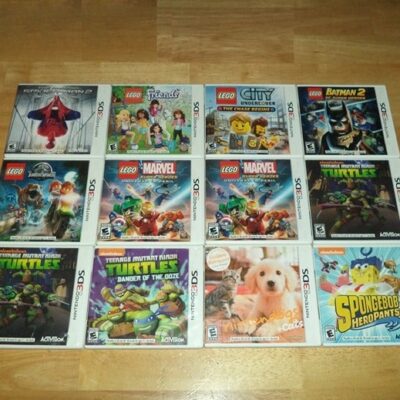 *Empty Case* NINTENDO 3DS Game Artwork Manual Lot of 12 White OEM Replacement