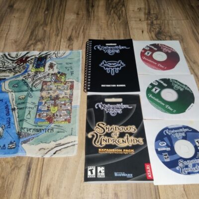 Neverwinter Nights (PC, 2002) With Manual & Shadow Of Undrentide Expansion Pack