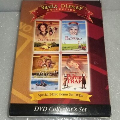 OLD YELLER Vault Disney Collection Boxed DVD Set 8 Disc Set POLLYANNA PARENT TRA