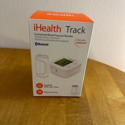 iHealth Track Smart Upper Arm Blood Pressure Monitor with Wide Range Cuff