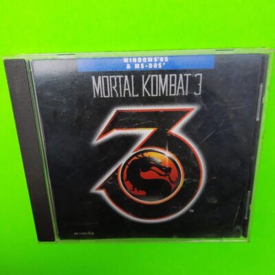 Mortal Kombat 3 Computer CD-ROM Game Microsoft Windows 95 PC MS-DOS Clean + Case
