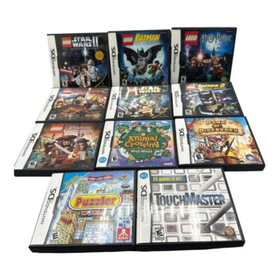 Nintendo DS Vide Game Cases Lot Lego Batman Harry Potter Game Not Included