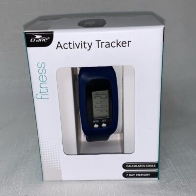 CRANE Activity Tracker Fitness Watch Blue Step Counter Calories Exercise Weight