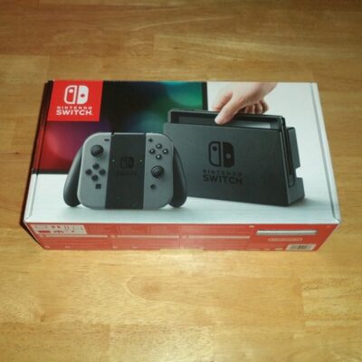 *EMPTY* NINTENDO SWITCH Console System Box Only with Cardboard Inserts Style 3