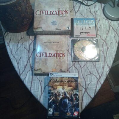 New Sealed Sid Meiers Civilization 1 2 and 3 Pc Games