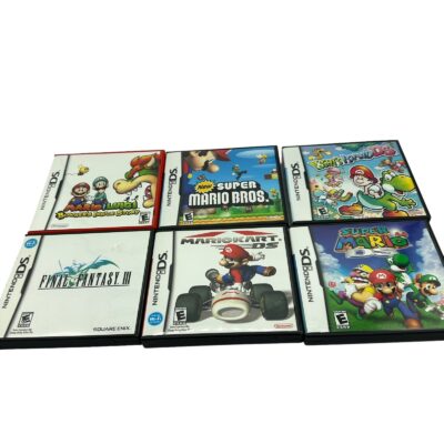 Nintendo DS Vide Game Cases Lot Super Mario Luigi Mario Kart Game Not Included