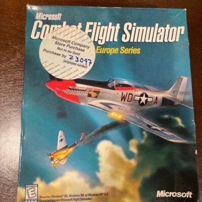 Microsoft Combat Flight Simulator WWII Europe Series PC Big Box with Manual