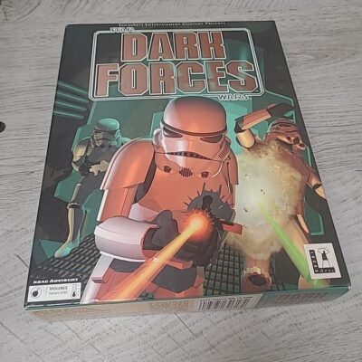 Rare Vintage STAR WARS Dark Forces Big Box Lucas Arts IBM CD-ROM Pristine!!!