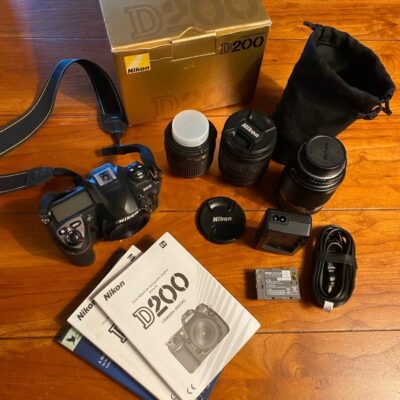 Nikon D200 with Lenses and Accessories