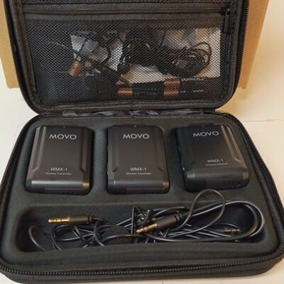 Movo Photo WMX-1-DUO 2-Person Wireless Lavalier Microphone System