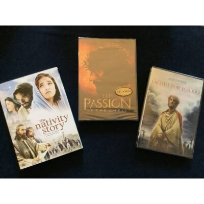 The Passion of the Christ The Nativity Story Greatest Story Ever Told DVDs NEW