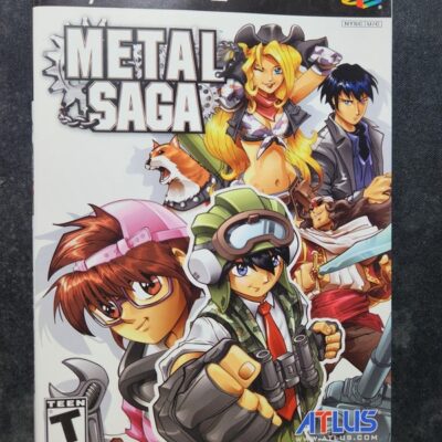 Original Cover ONLY for METAL SAGA PlayStation 2/PS2
