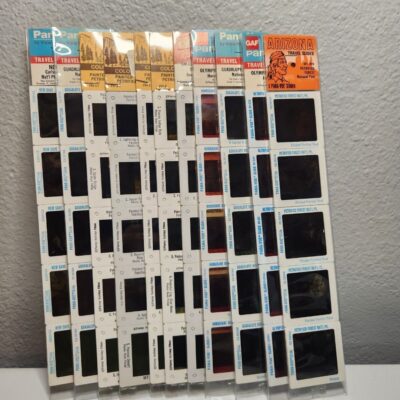 Vintage Pana-Vue Slides Of West Coast And Southwest Parks Travel USA Lot of 11