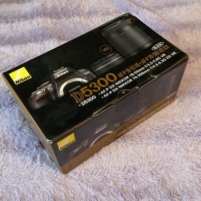 Nikon DSLR Camera with Lens D5300 DSLR Camera with 18-55mm VR Lens Black