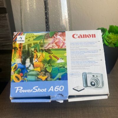 Canon PowerShot A60 2.0MP Digital Camera Silver PLEASE READ