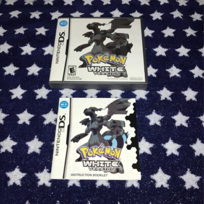 Pokemon White Version DS Box Manual