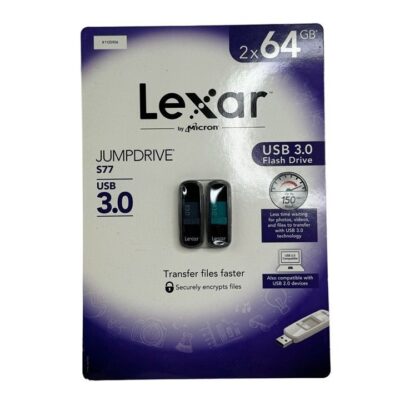 Lexar Jumpdrive 2 x 64GB S77 USB 3.0 Stick Flash Drive