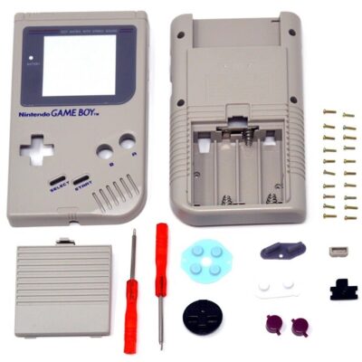 Nintendo Game Boy Original DMG-01 Replacement Gray Housing Shell Screen Lens