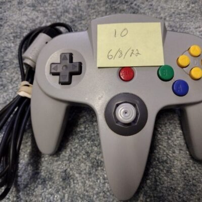 Gray Nintendo 64 N64 OEM Remote Controller Refurbished Joystick 10