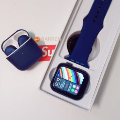Smart Watch Sports Tracker Bluetooth Call + Bluetooth Earbuds Earphone