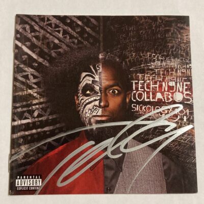 TECH N9NE Sickology 101 Cd Album Insert Booklet Autograph Hip Hop Rap