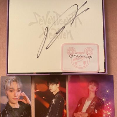 Woozi signed seventeen seventeenth heaven