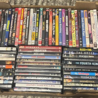 Lot of 76 dvds