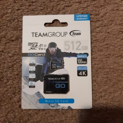 Team Group 512GB A1 microSD + Adapter