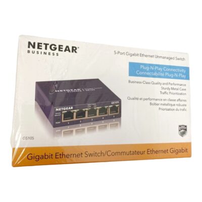NEW *Net Gear Business 5-Port Gigabit Ethernet Unmanaged Switch #GS105