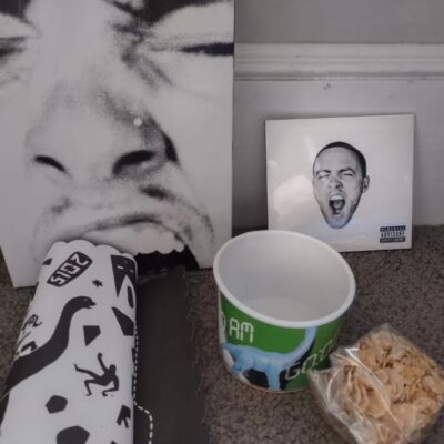 Mac Miller GOOD:AM Breakfast Cereal Box Special Edition Cd, Bowl, Placemat