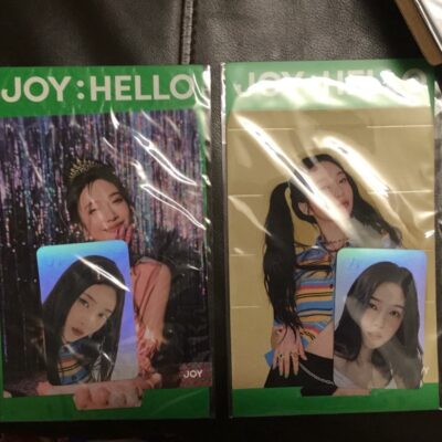 [Rare Sealed] Red Velvet Joy Hello Hologram holo photocard and standee set