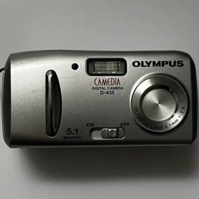 Olympus CAMEDIA D-435 5.1MP Digital Camera – Silver – New Battery – Tested