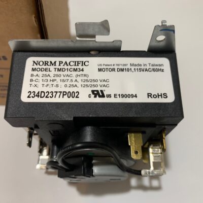 Norm Pacific Dryer Timer Control Model TMD1CM34-234D2377P002