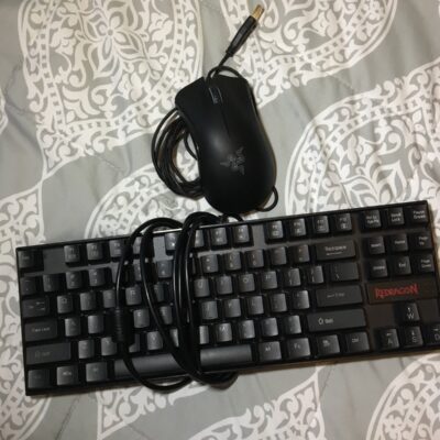 Razer death adder chroma mouse and mechanical keyboard