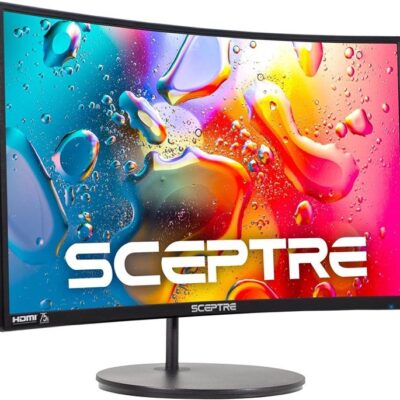Sceptre Curved 24-inch Gaming Monitor 1080p R1500 98% sRGB HDMI x2 VGA Build-in